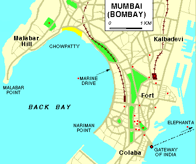 Bombay On Map