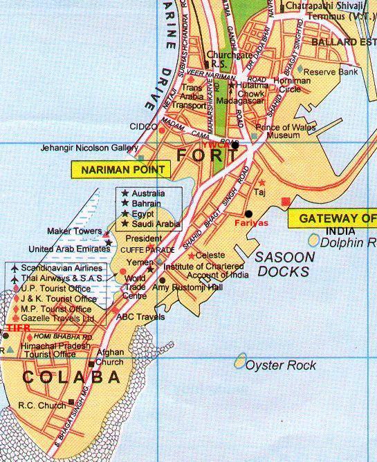 Colaba map